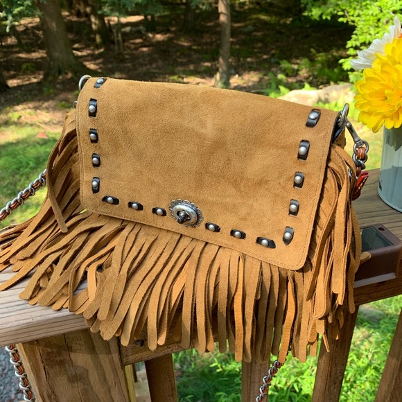 Coach Handbags - Authentic Coach 1941 Suede fringe Leather Crosby.